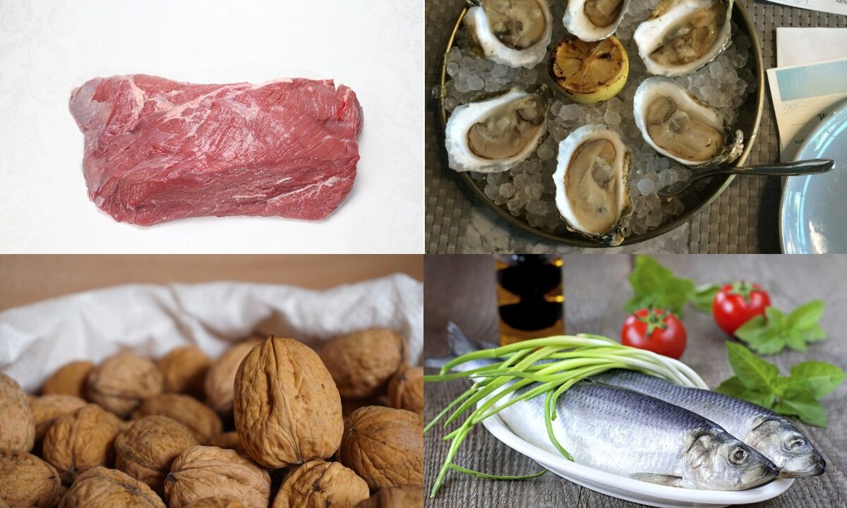 Menu for potential